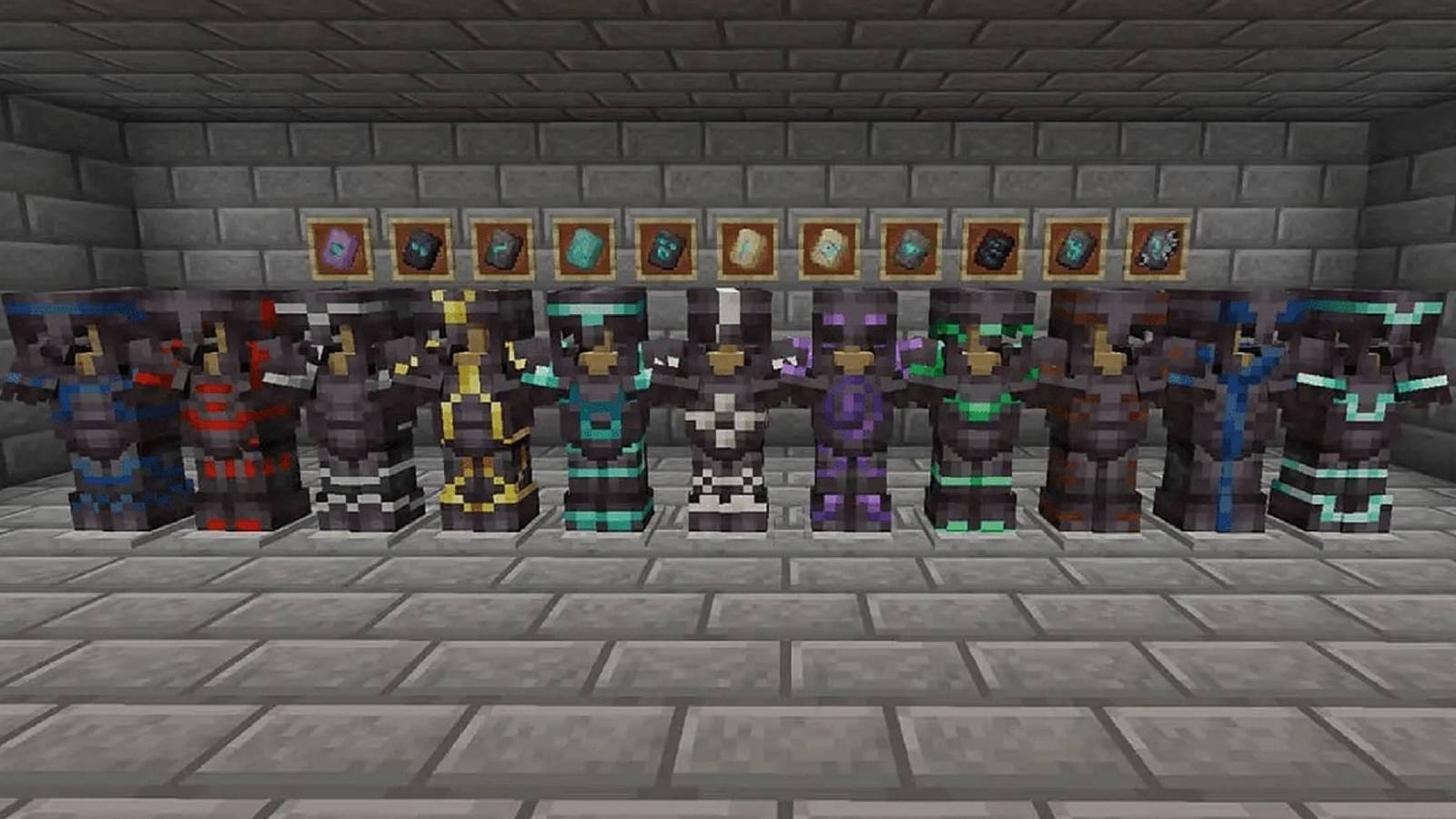 Minecraft Armor Build Java Minecraft Player Collects Every Armor Trim Set in Hardcore