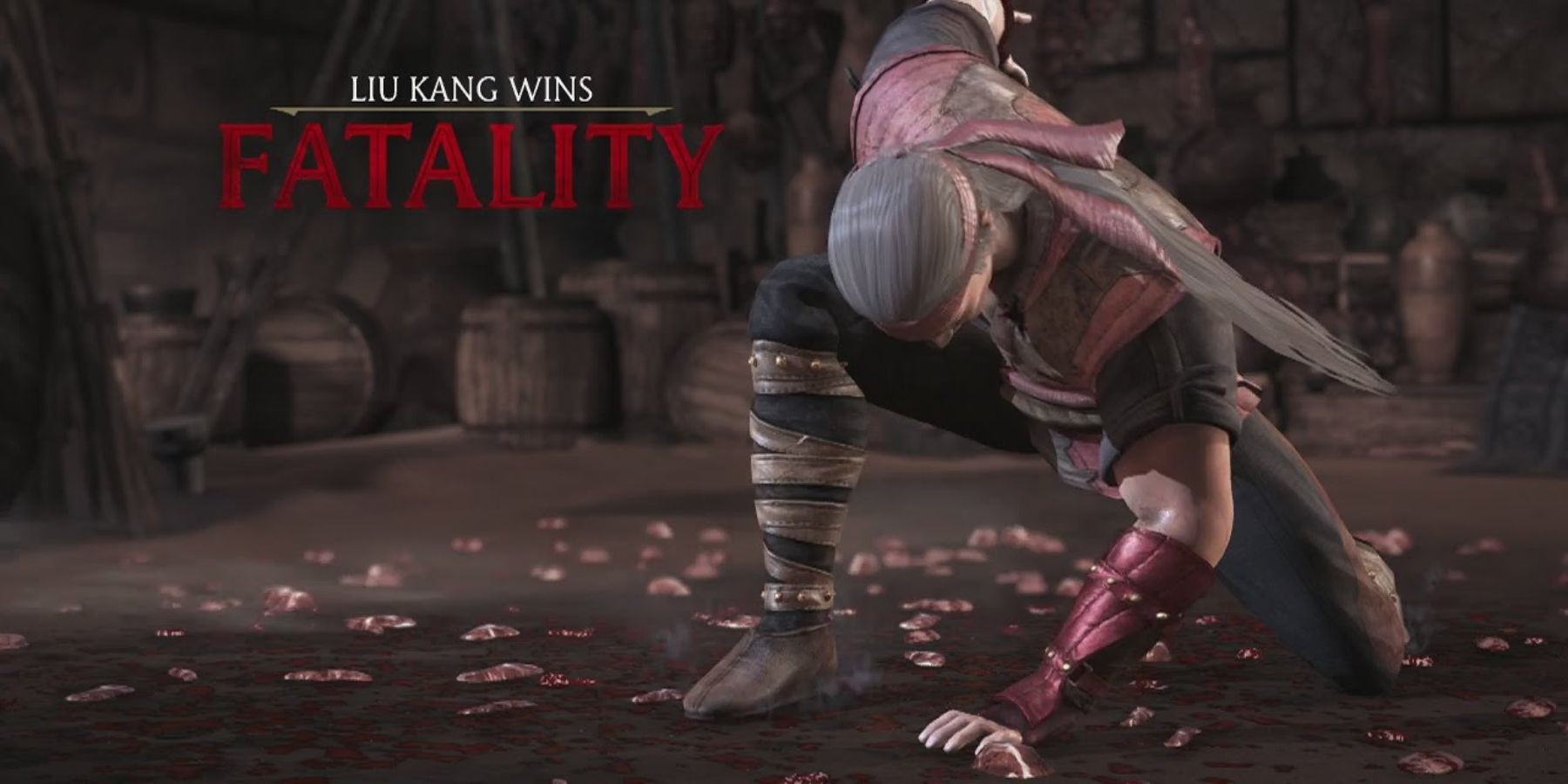 Liu Kang posing after executing a Fatality