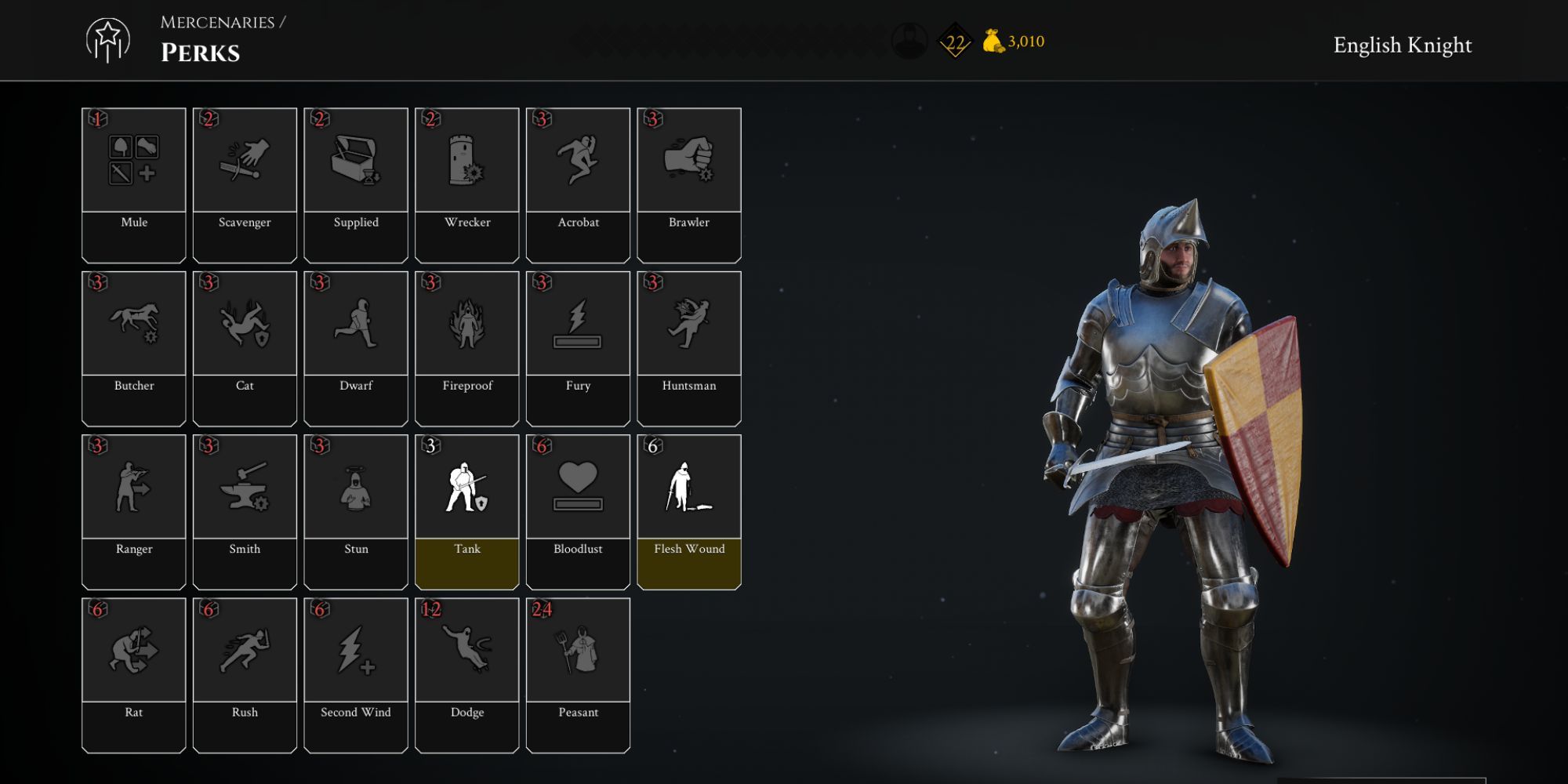 Mordhau Best Perks