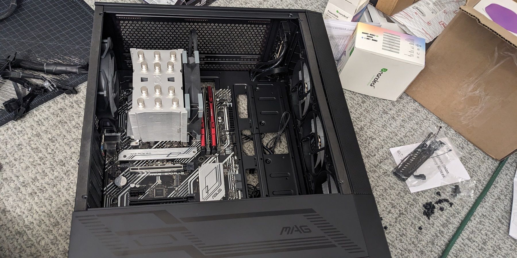 MSI Mag Forge 112R Motherboard Installation