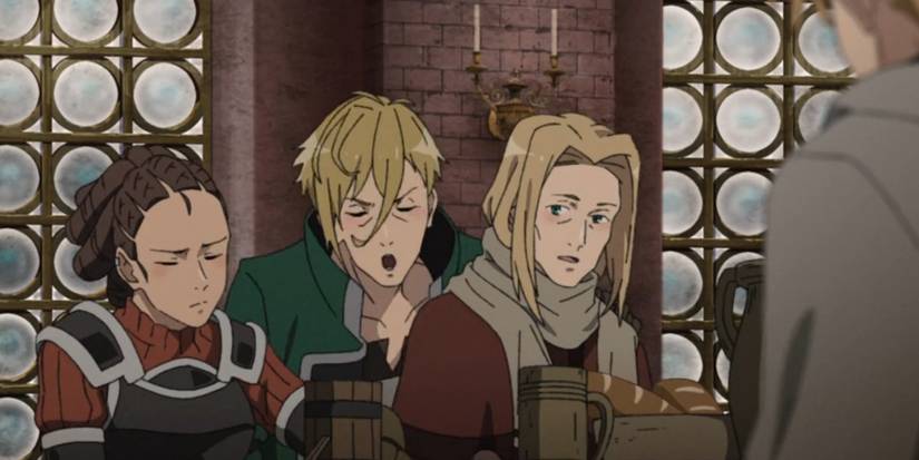 Mushoku Tensei II Ep2 Drunk leader Suzanne and Timothy
