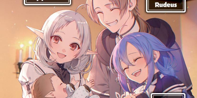 Mushoku Tensei Rudeus with Sylphie and Roxy