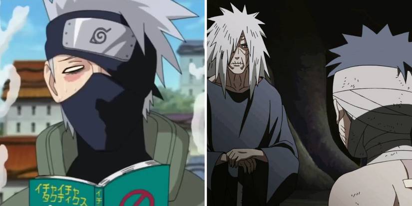 Naruto Kakashi Reading Madara Teaching Obito
