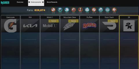 NBA 2K23 Endorsement Deals In MyCareer