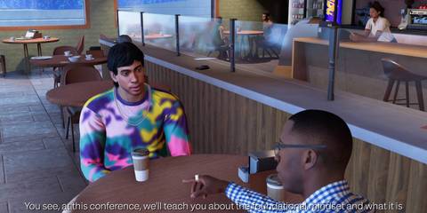 NBA 2K23 MyCareer Side Mission Cutscene Meeting
