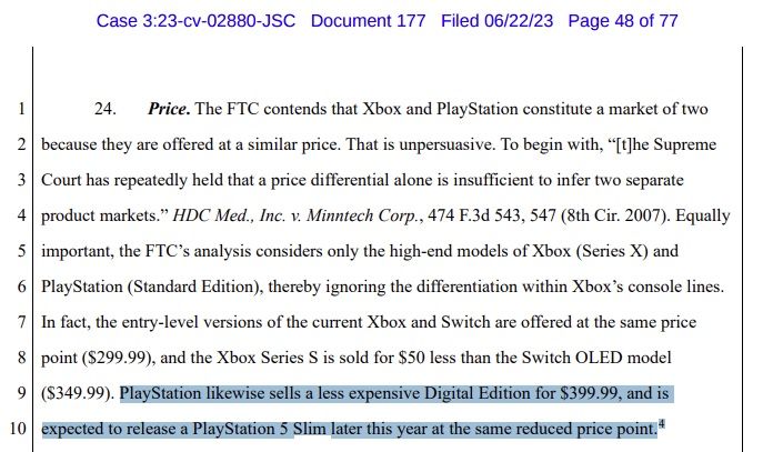 A PlayStation 5 Slim Model Will Release Later This Year for $399, According  to Court Documents