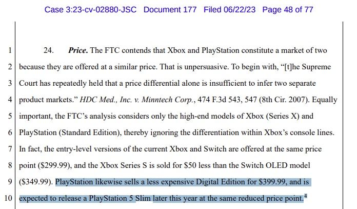 PS5 Slim: Price and release window outed by Microsoft court docs