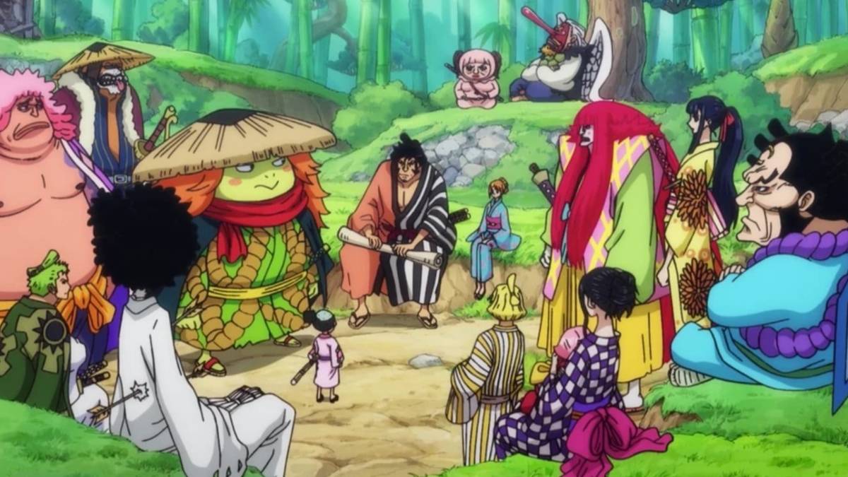 Nine Red Scabbards One Piece