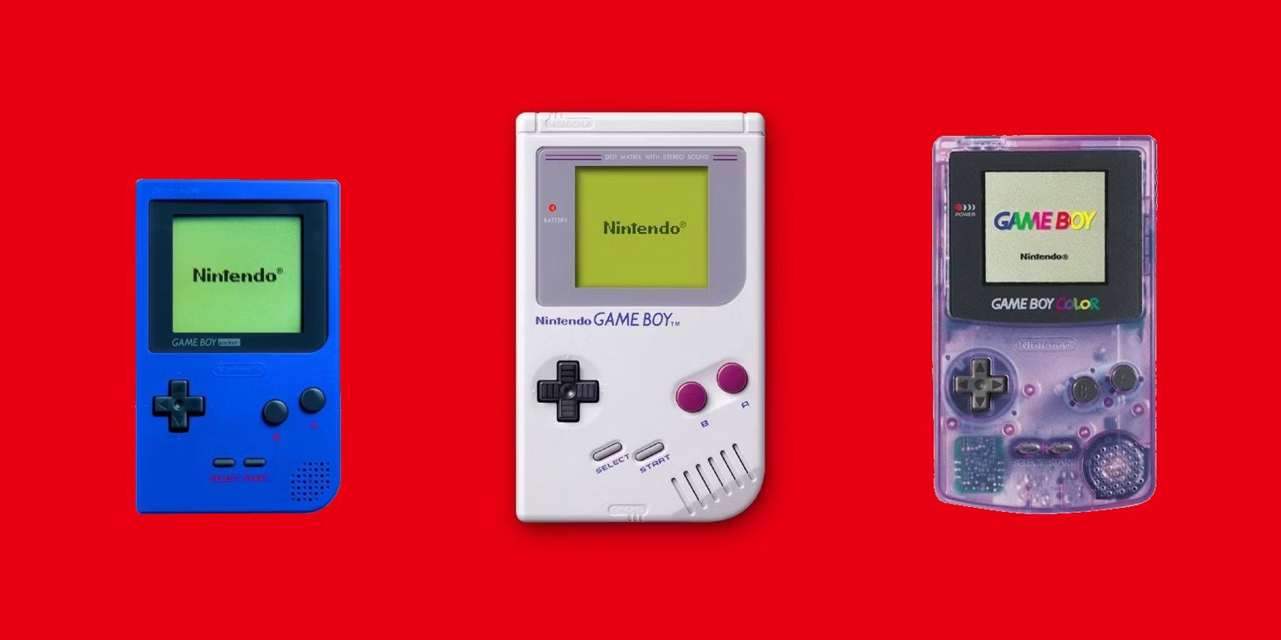Game Boy Pocket, Game Boy, Game Boy Color