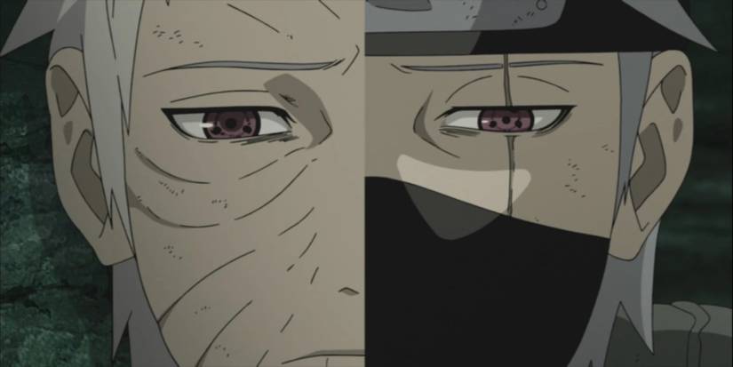 Obito and Kakashi Mangekyo