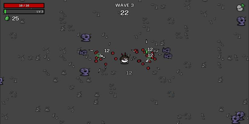 Brotato Brawler in wave 3