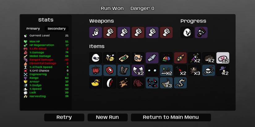 Brotato Brawler final build