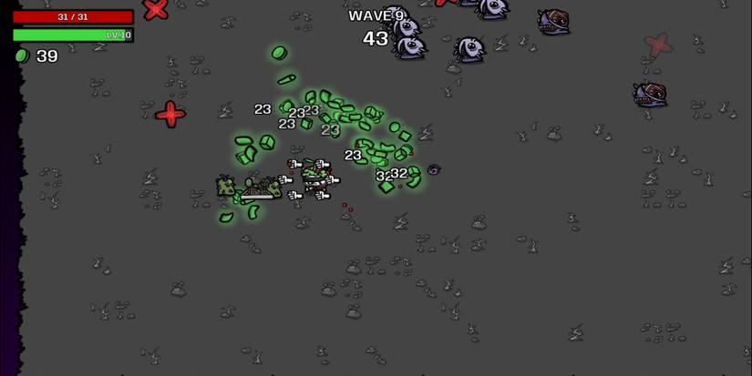 The Brawler near a Garden with berries