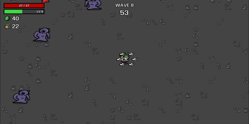 The Brawler with 6 fists at wave 8