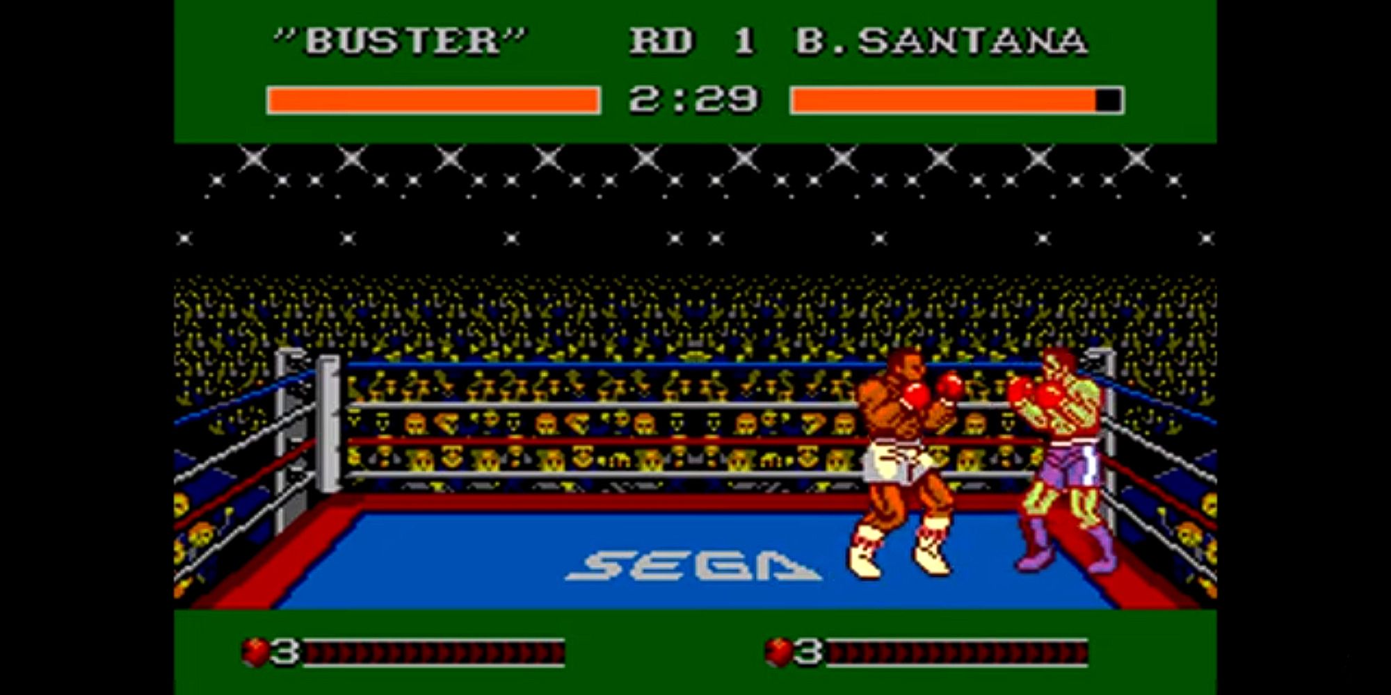 James Buster Douglas Knockout Boxing Sega Master System