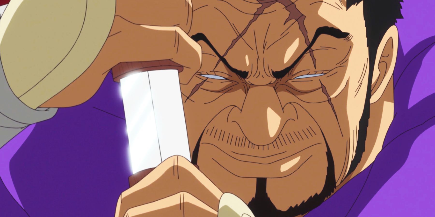 One Piece Fujitora Unsheathing his sword
