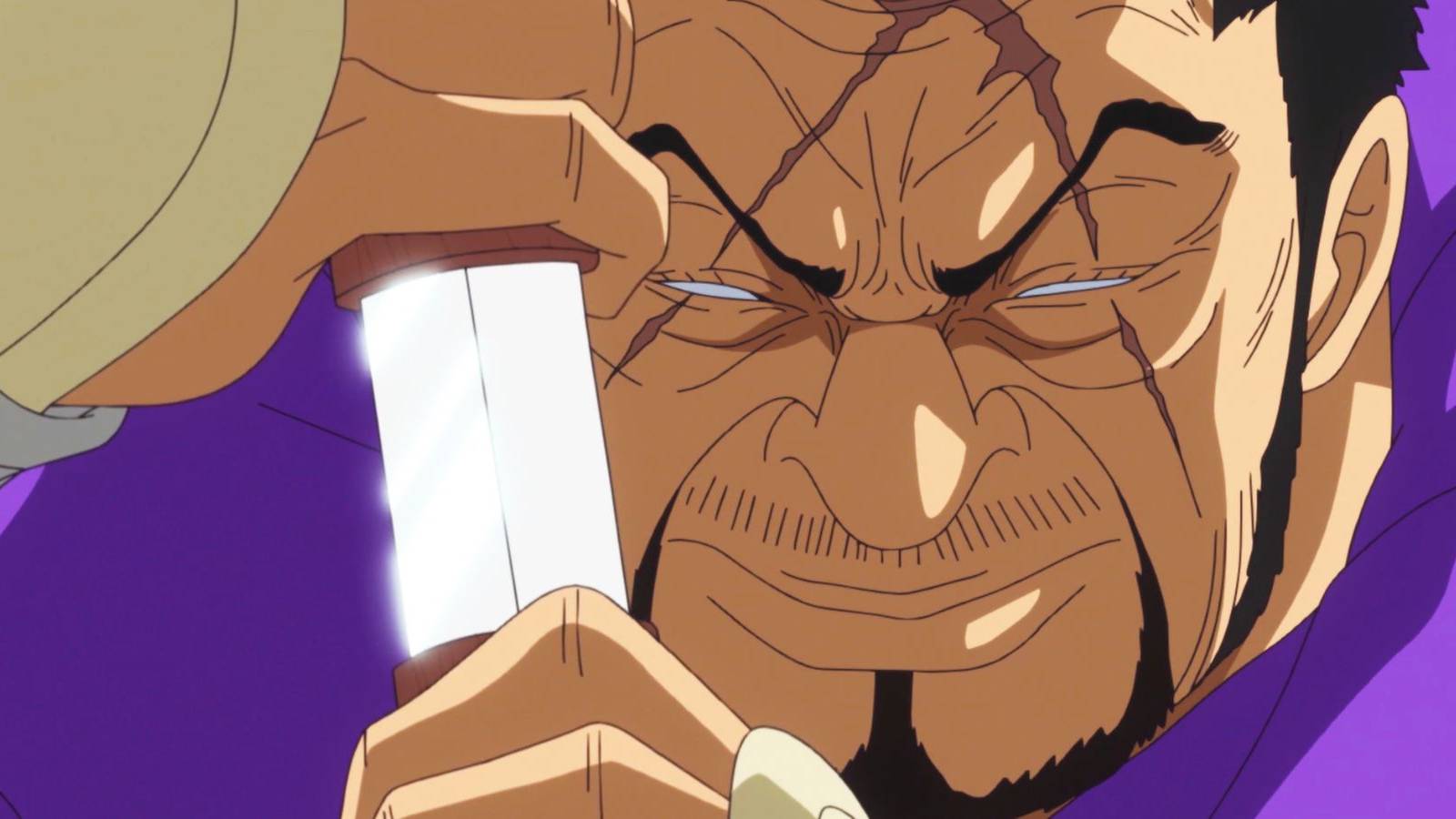 One Piece Fujitora Unsheathing his sword