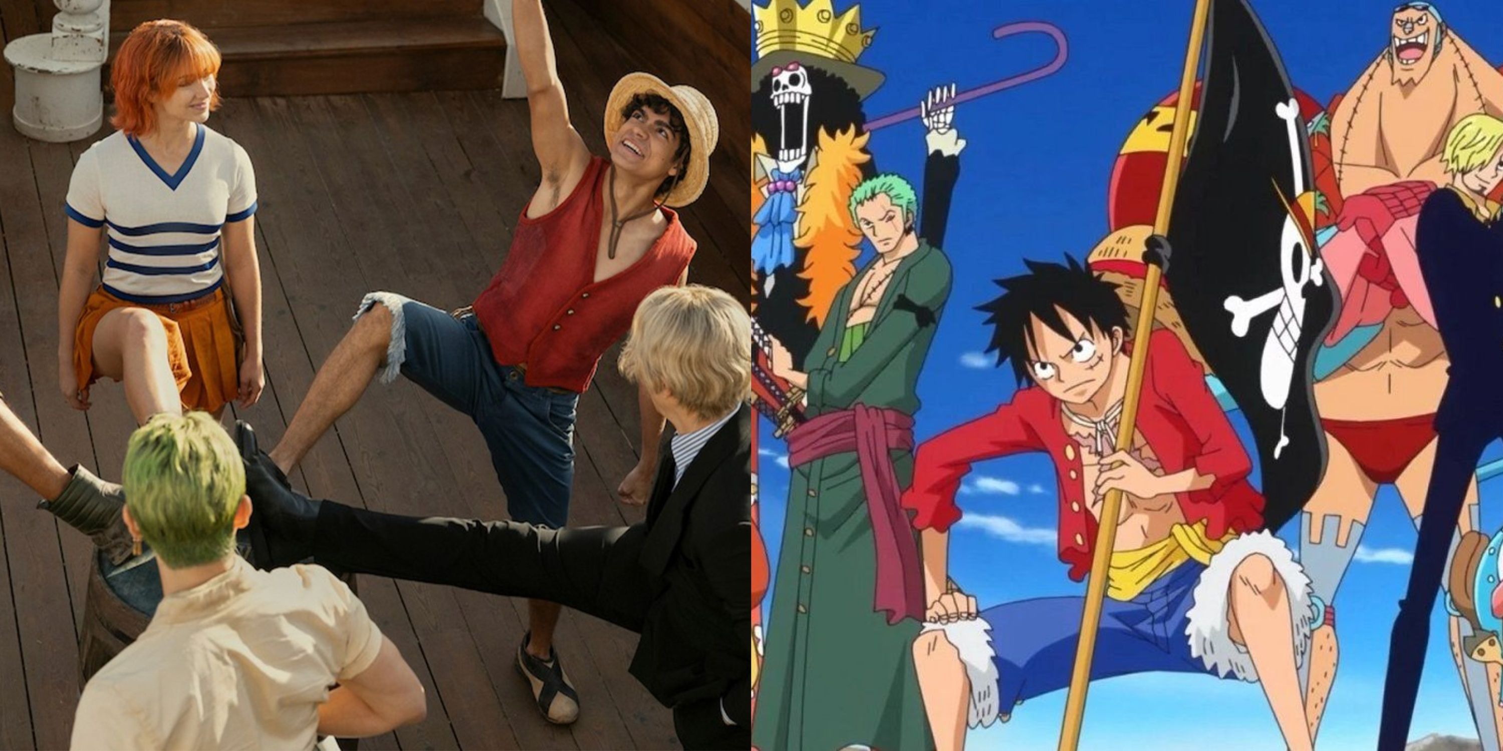 One Piece Live Action vs Anime 