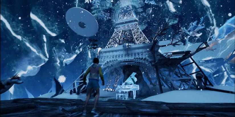 image showing an end-game area in only up gameplay.