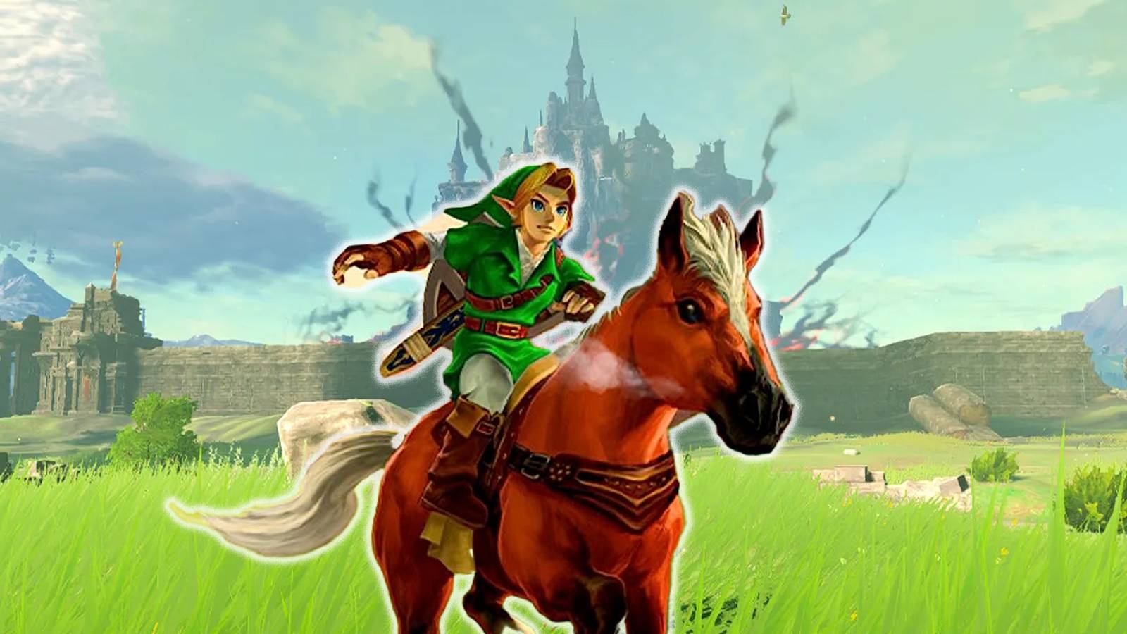 ocarina of time tears of the kingdom n64 switch nintendo zelda link game open world