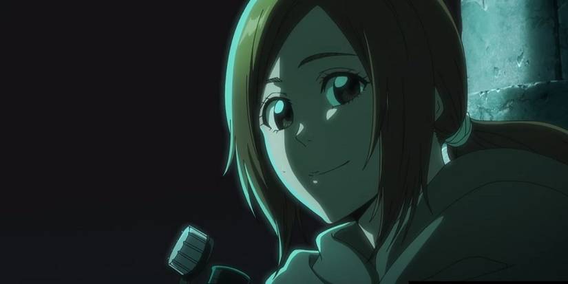 Orihime happy that things in Hueco Mundo are peaceful at the moment in the Thousand Year Blood War anime