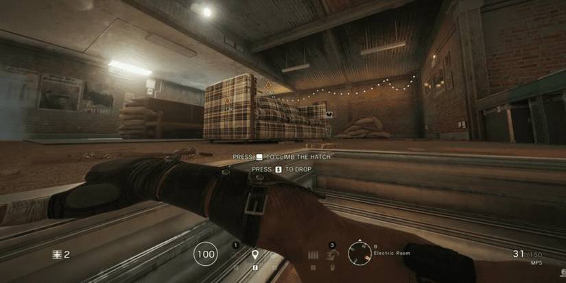 Oryx Climbing Up A Hatch