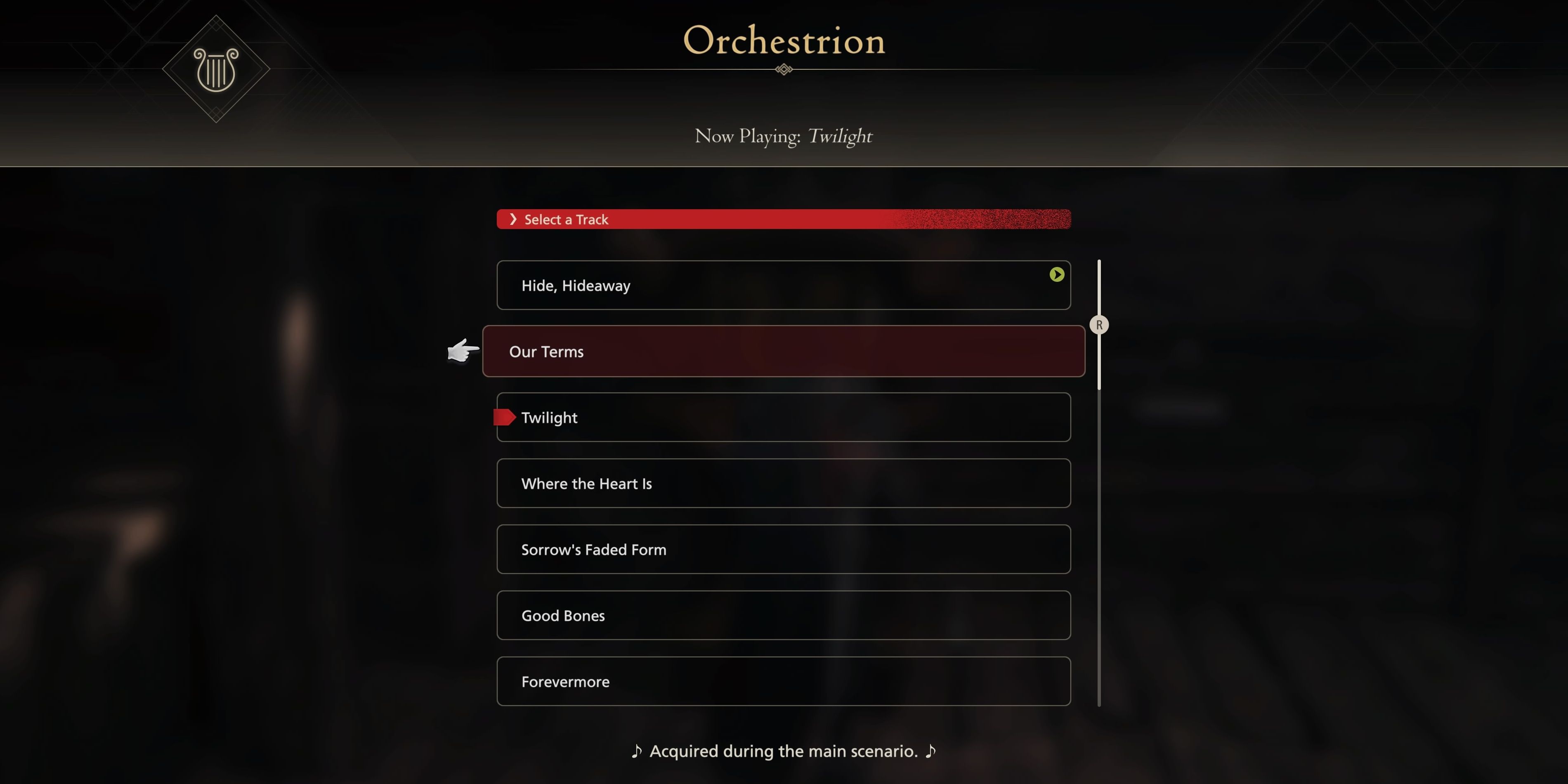 Our Terms Orchestrion Roll