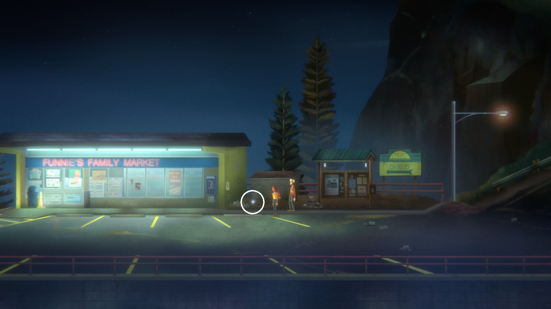 oxenfree 2 buried letter parking lot