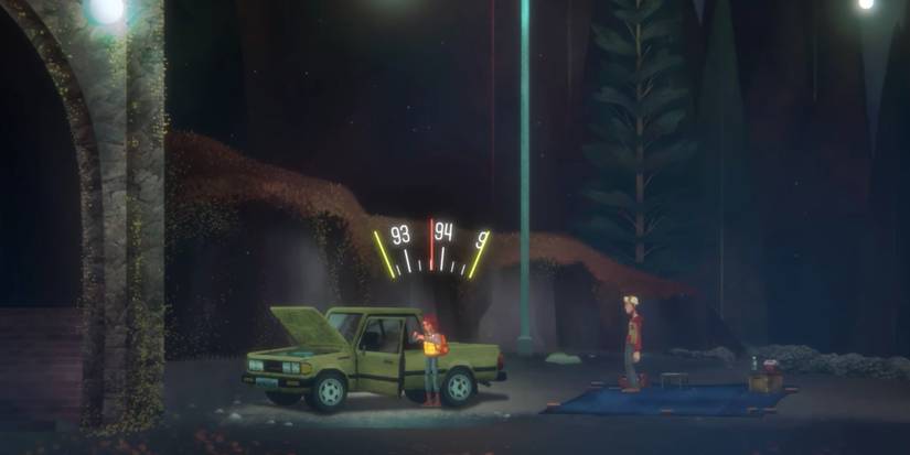 Riley tunes the radio to 93.7