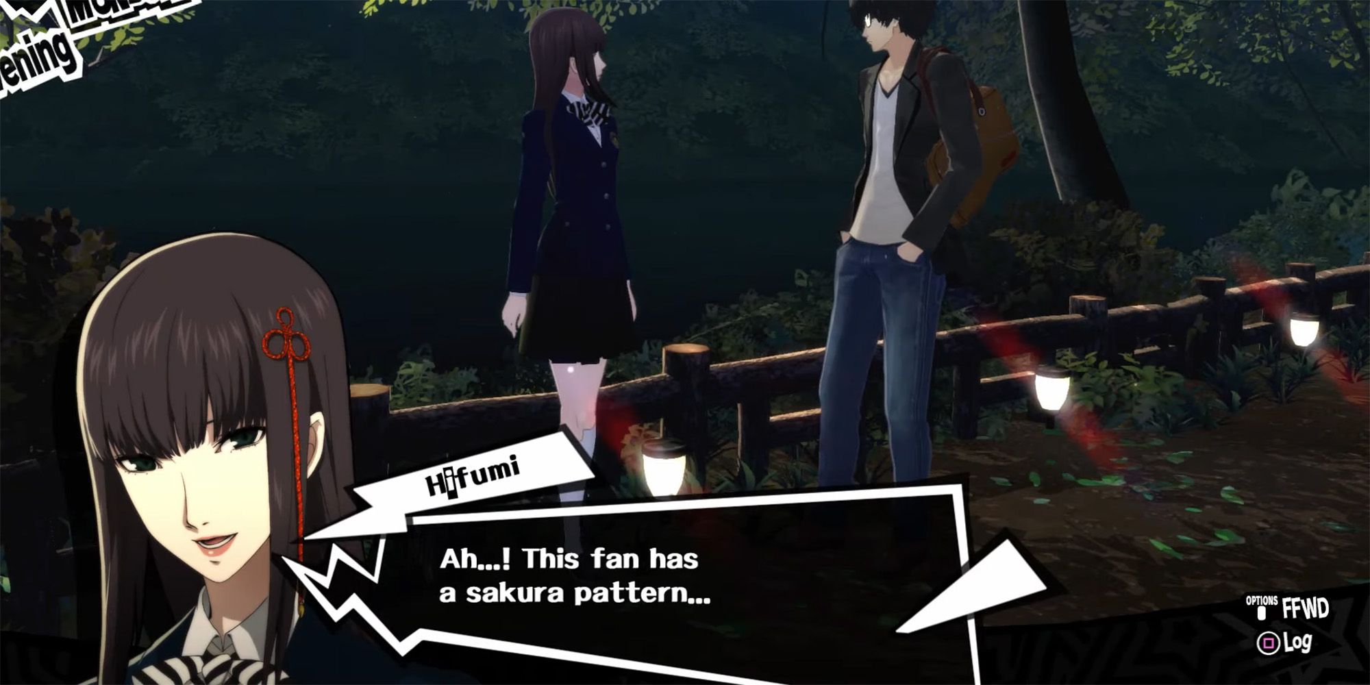 Persona 5 Roayl - Giving Hifumi The Sakura Fan
