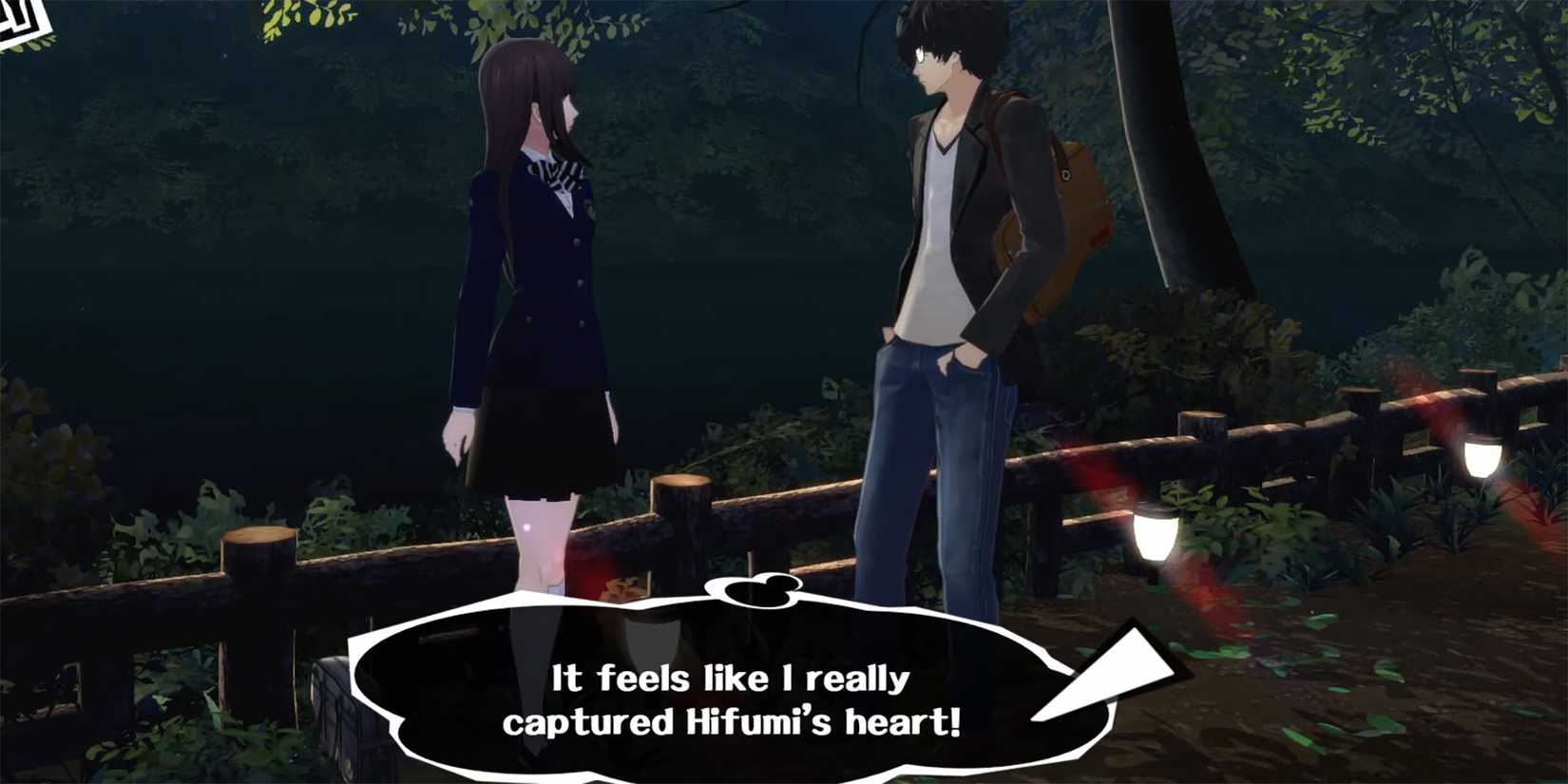 Persona 5 Royal - Joker Hyping Himself Up About The Gift He Gave Hifumi