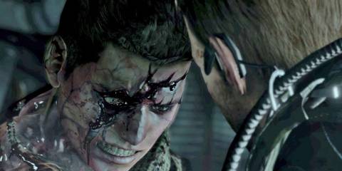 Resident Evil 6 Piers Mutating After Injecting Himself With The C-Virus