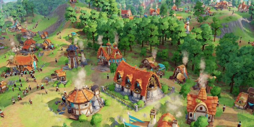 Pioneers of Pagonia procedurally generated town with pathing and planning