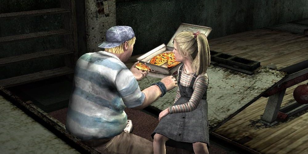 Eddie Eating Pizza In Silent Hill 2