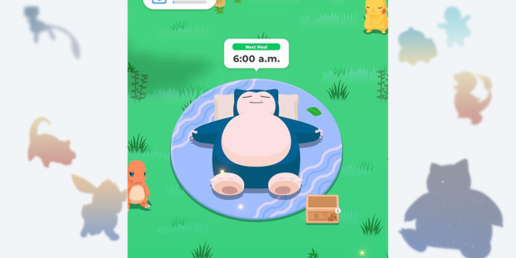 É hora de alimentar Snorlax em Pokémon Sleep