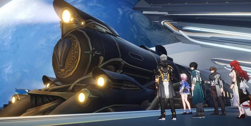 Planet, Astral Express dock, Trailblazer, March 16, Dan Heng, Welt, and Himeko