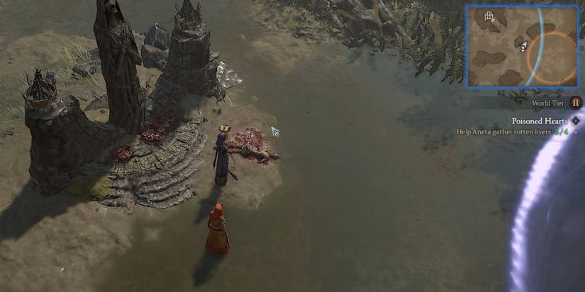 poisoned hearts quest diablo 4 screensot