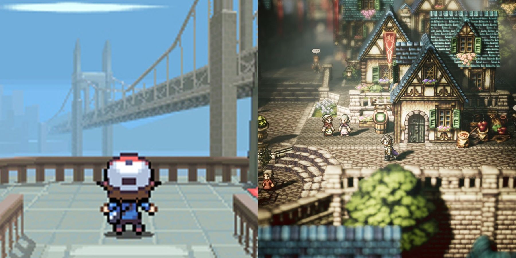 pokemon black and white castelia city octopath traveler