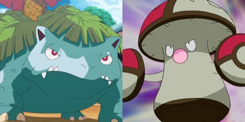 pokemon grass poison venasaur amoonguss