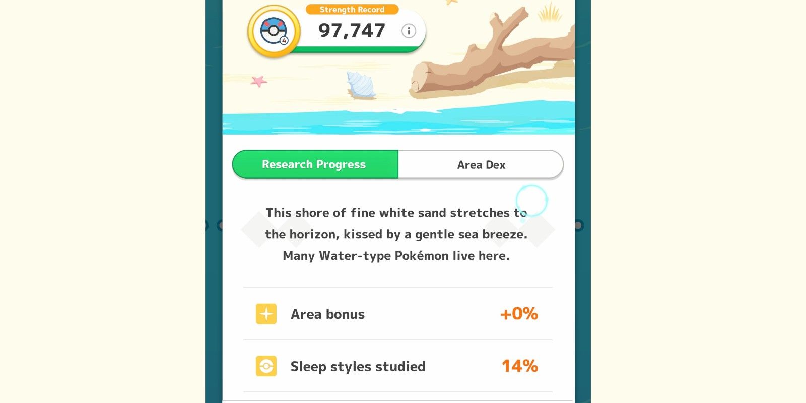 Pokemon sleep how to unlock cyan beach