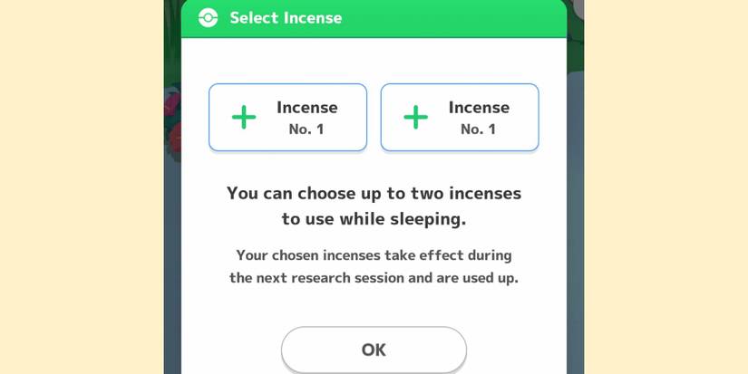 Pokemon sleep how to use incense