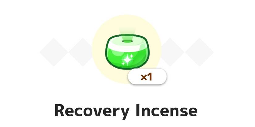 Pokemon sleep recovery incense location