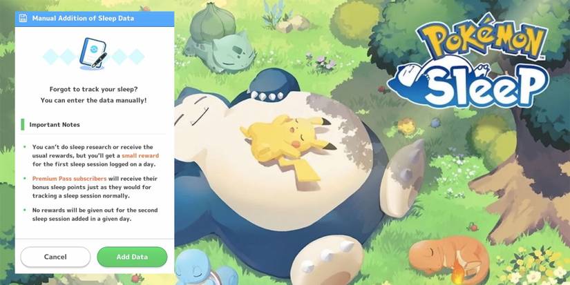 Pokemon Sleep_ Manual Sleep Tracking