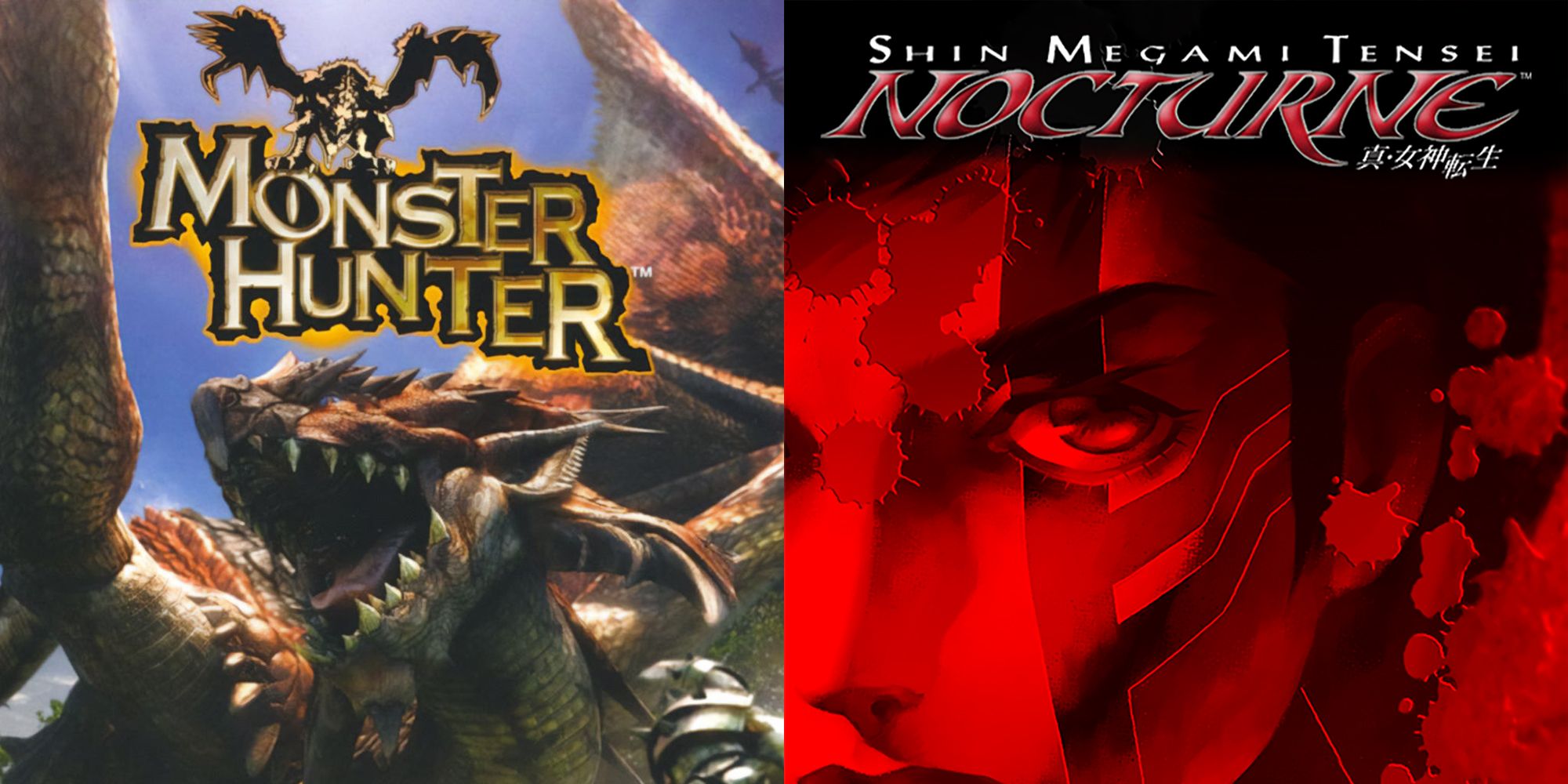 monster hunter and nocturne ps2 games