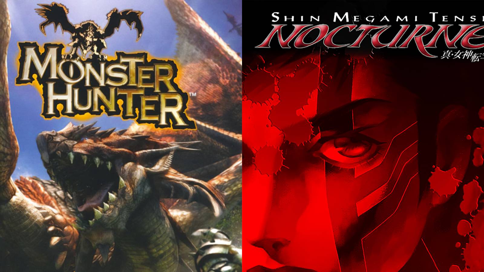 monster hunter and nocturne ps2 games