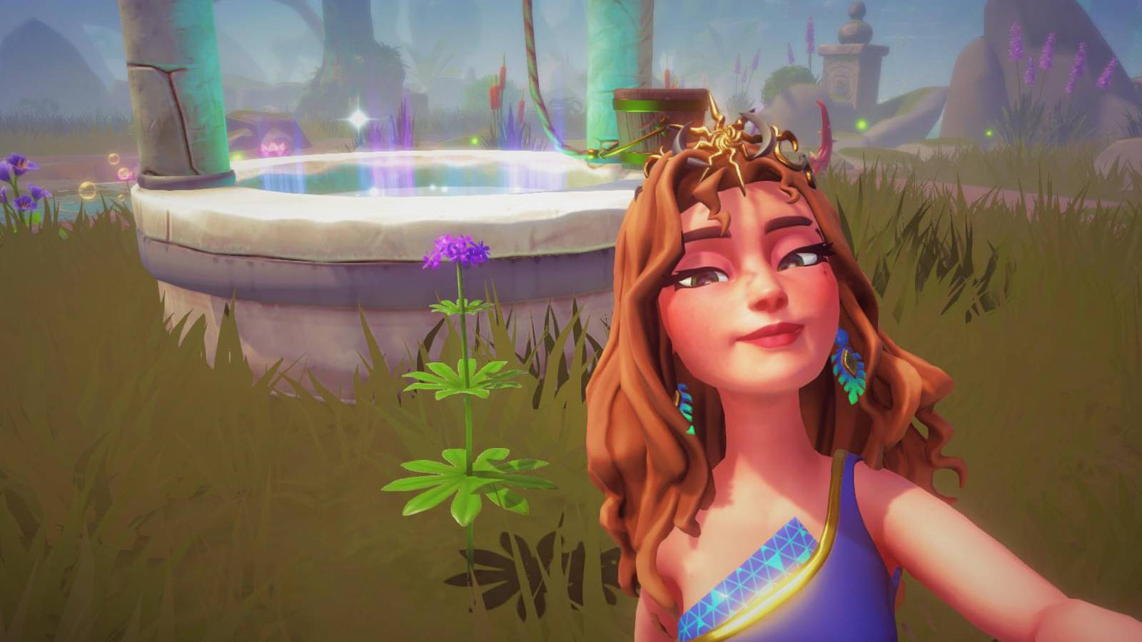 purple marsh milkweed in disney dreamlight valley