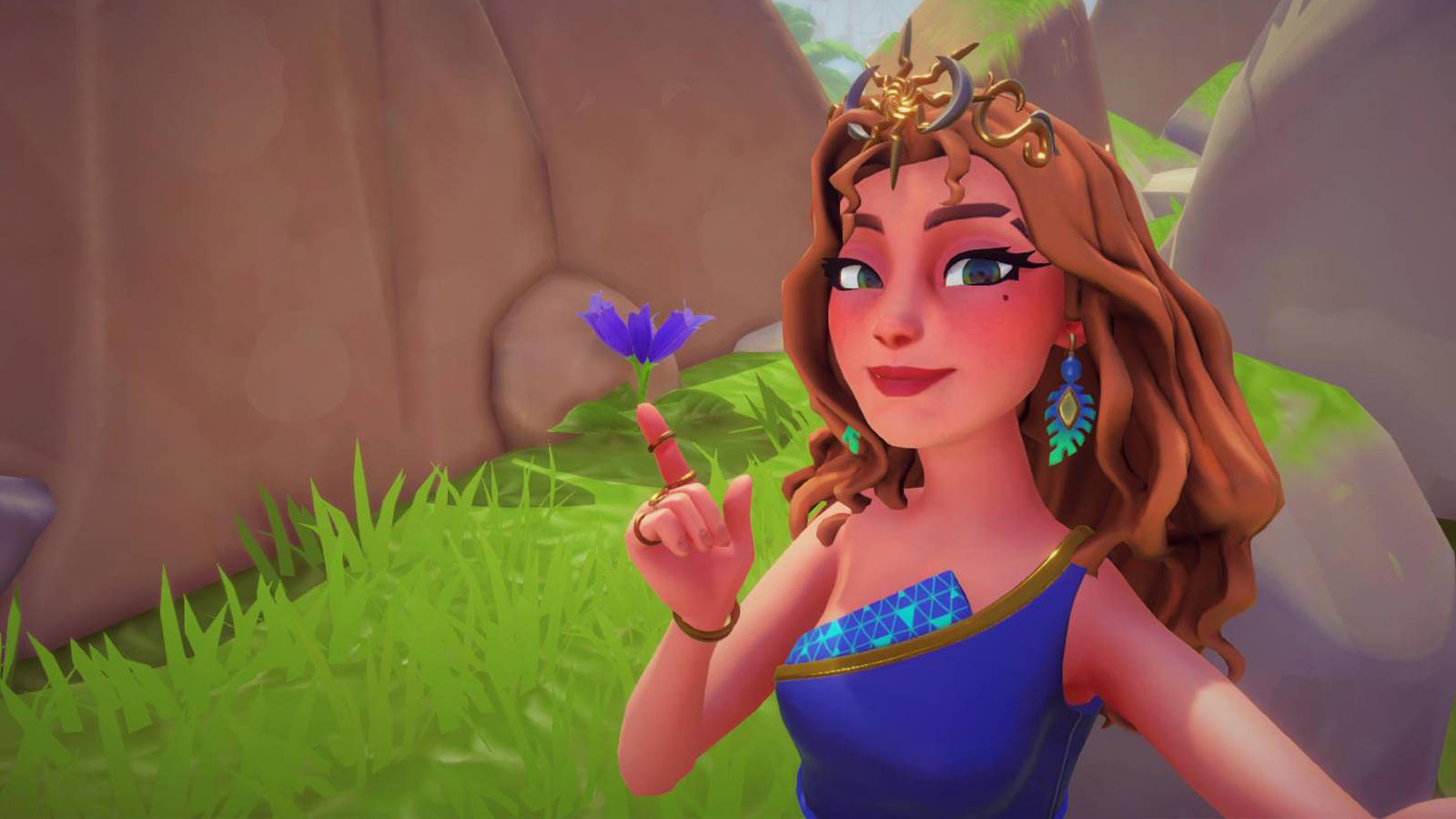 purple rising penstemon in disney dreamlight valley