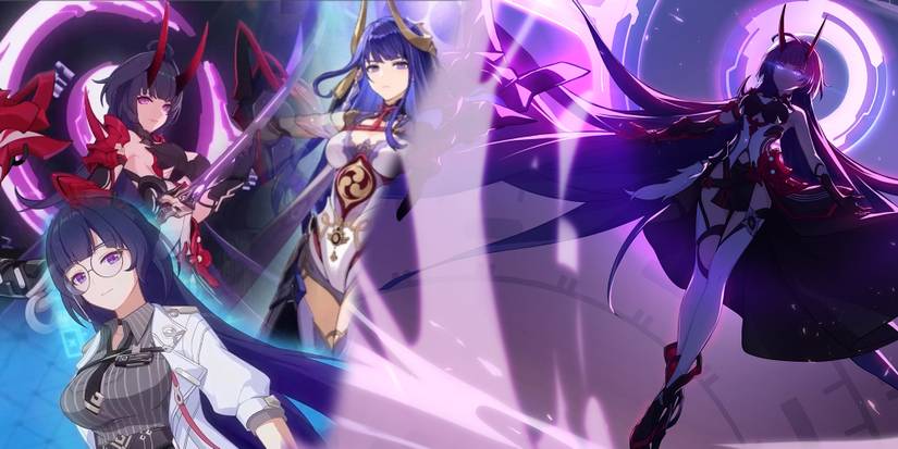 Raiden Mei Herrscher form, Dr MEI, Raiden Shogun, and more Raiden Mei