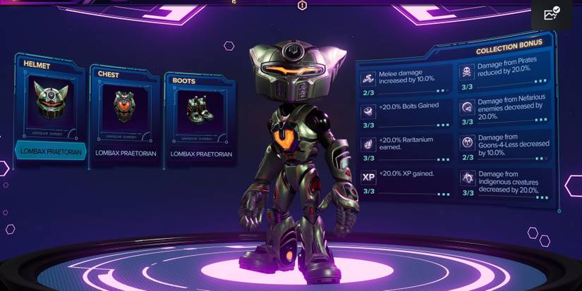 Ratchet and Clank Rift Apart Armor - Lombax Praetorian