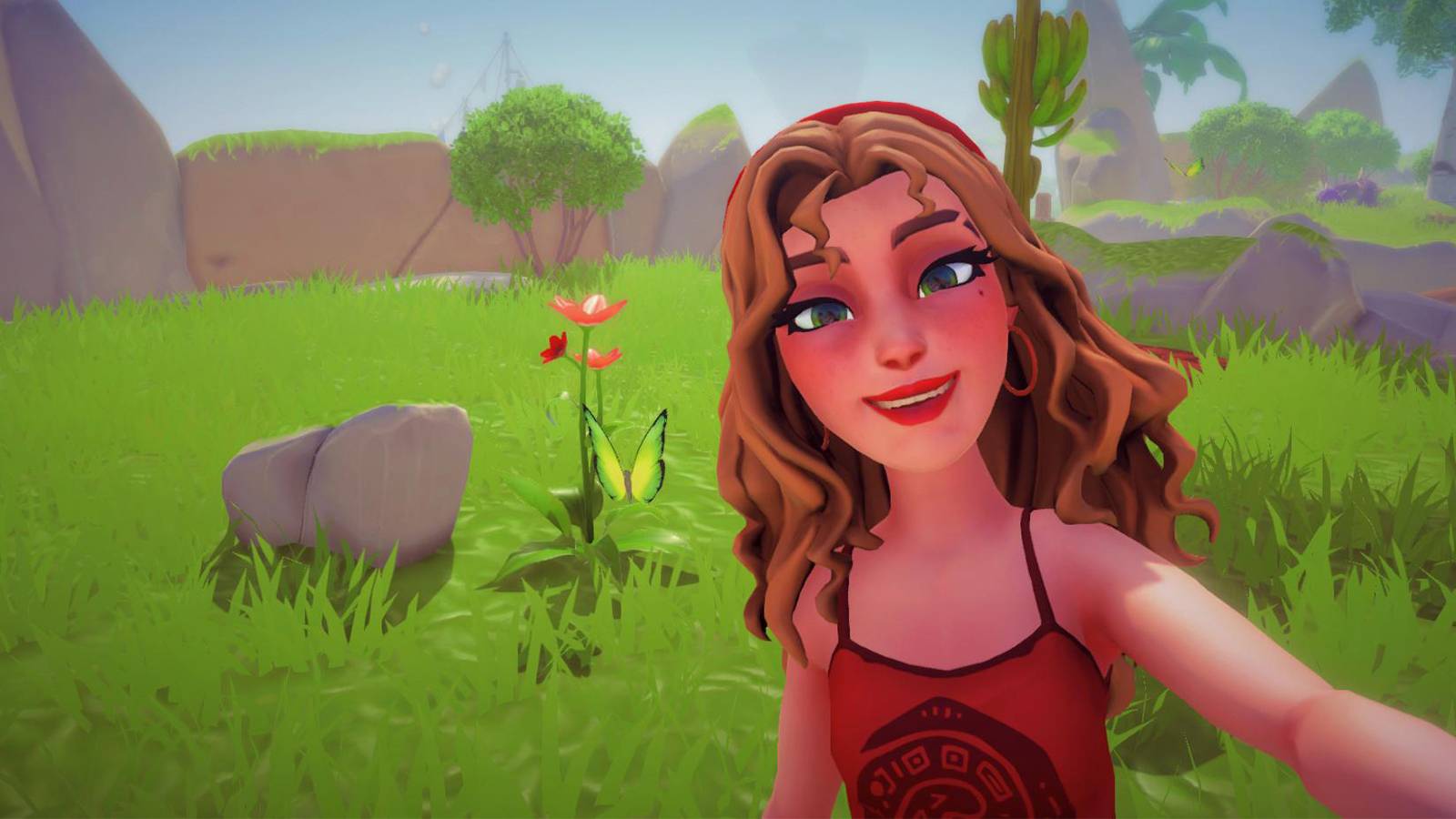 red daisy in disney dreamlight valley